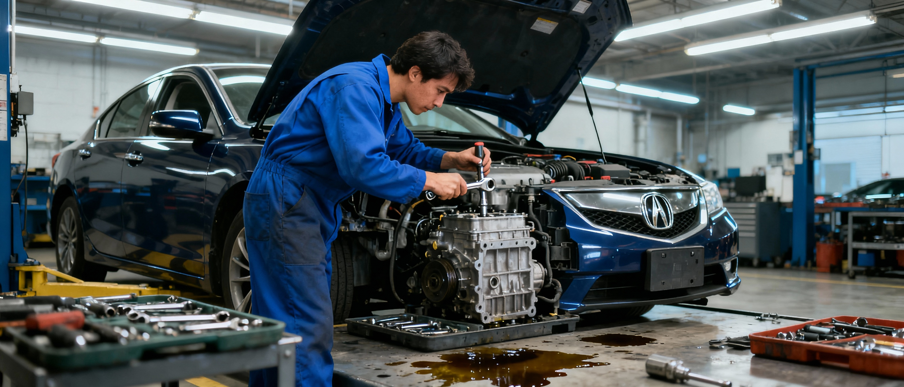 Acura 9-speed transmission and SH-AWD repair covered when you buy extended warranty used Acura