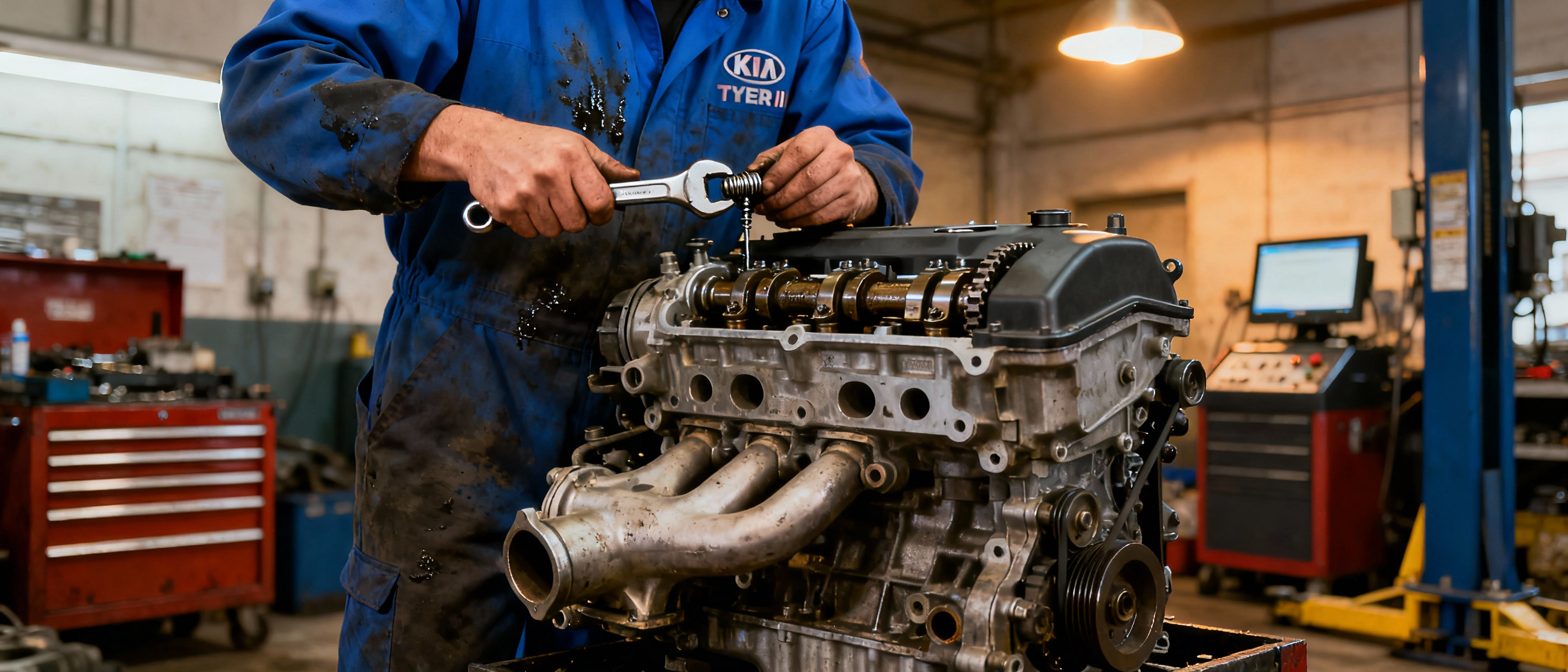 Kia Theta II engine and transmission repair covered when you buy extended warranty used Kia