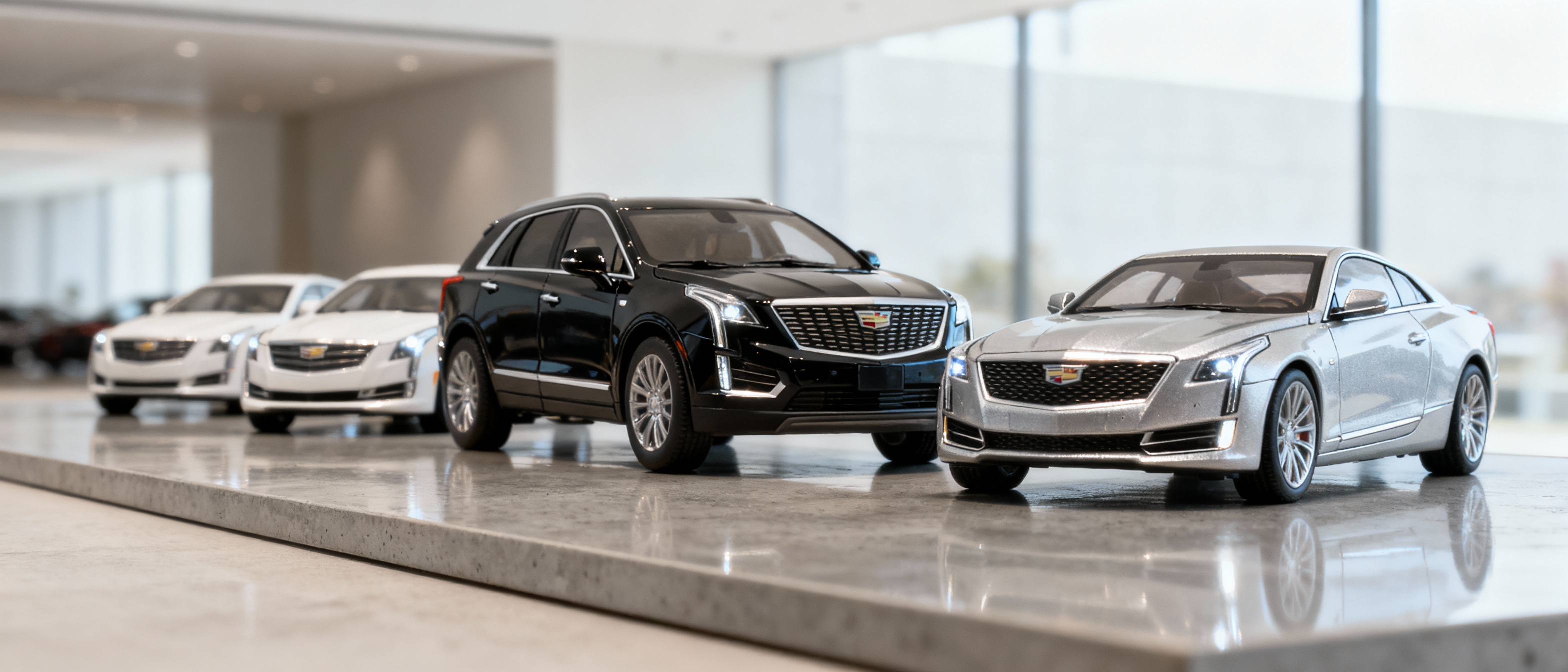 Popular used Cadillac models including Escalade CT5 and XT5 eligible for extended warranty coverage