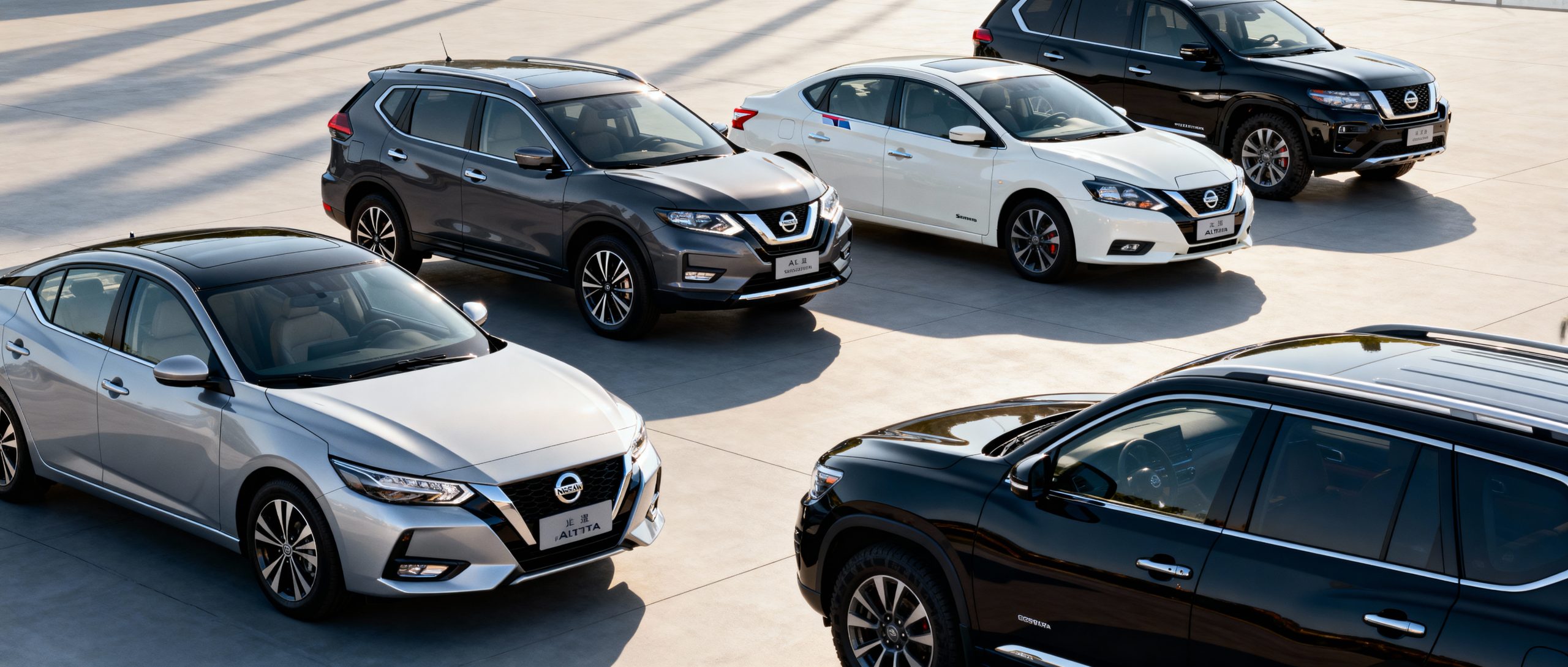 Popular used Nissan models including Altima Rogue and Sentra eligible for extended warranty coverage