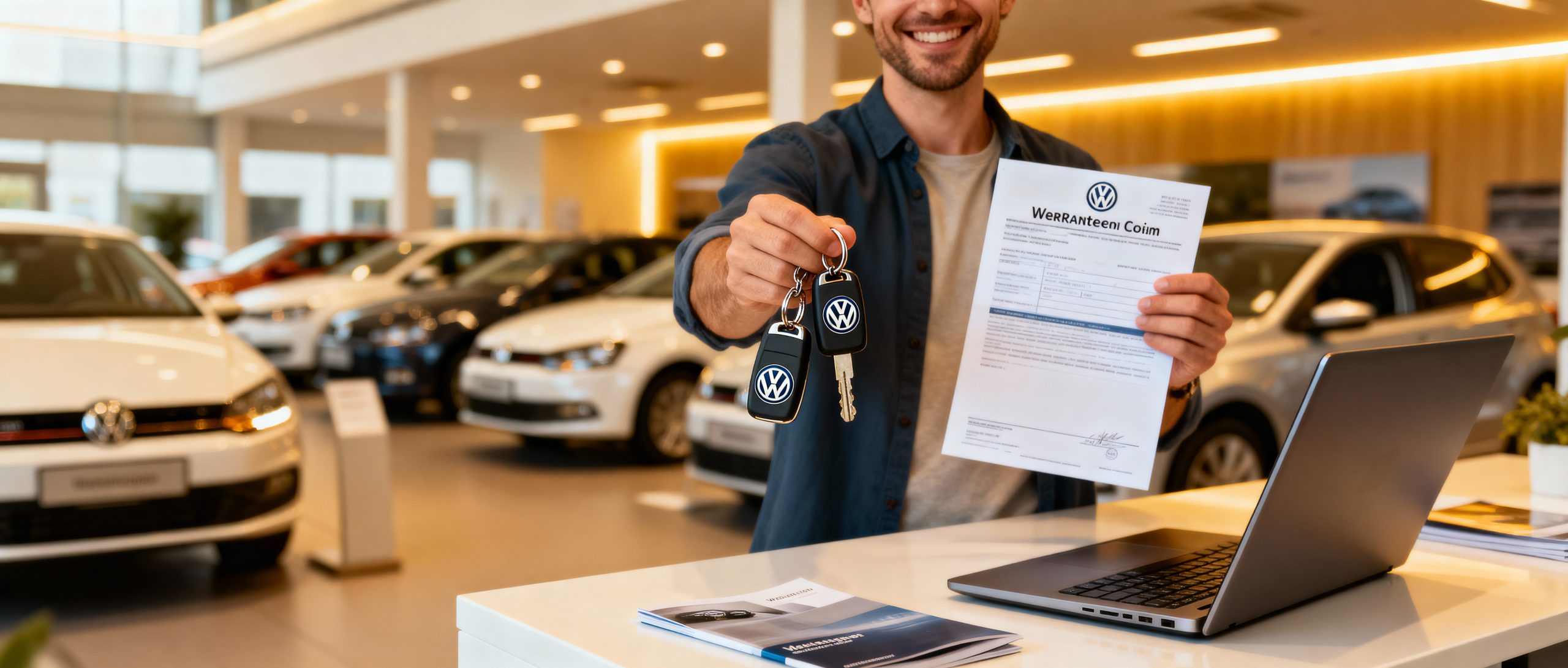 Satisfied used Volkswagen owner with extended warranty claim approved and DSG transmission repair completed